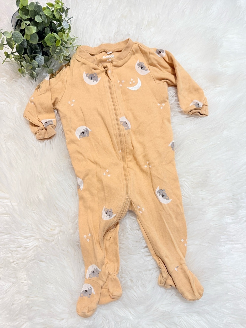 🌿10/$25 • Pekkle Koala & Moon Footed Zip Sleeper